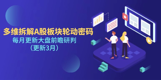 (14213期)多维拆解A股板块轮动密码,每月更新大盘前瞻研判(更新3月)-牛马资源