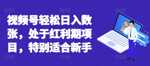 视频号轻松日入数张,处于红利期项目,特别适合新手-牛马资源